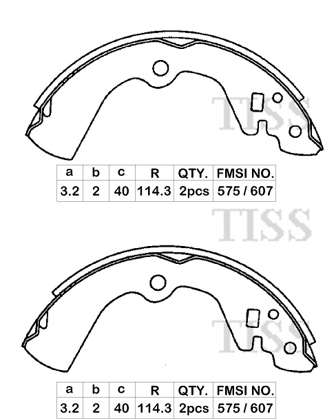 КОЛОДКИ ТОРМОЗНЫЕ БАРАБАННЫЕ PARAUT N283163