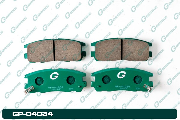 КОЛОДКИ ТОРМОЗНЫЕ ДИСКОВЫЕ G-BRAKE GP04034