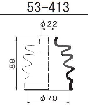 ПЫЛЬНИК ПРИВОДА MARUICHI 1-56 53413