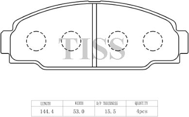 КОЛОДКИ РУЧНОГО ТОРМОЗА PARAUT T281374