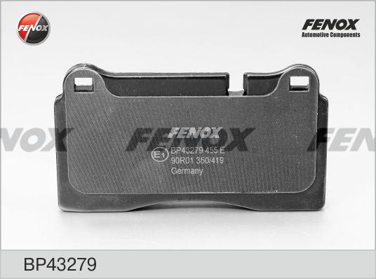 КОЛОДКИ ТОРМОЗНЫЕ ДИСКОВЫЕ FENOX BP43279