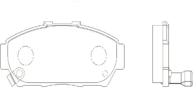 КОЛОДКИ ТОРМОЗНЫЕ ДИСКОВЫЕ CTR GK0328