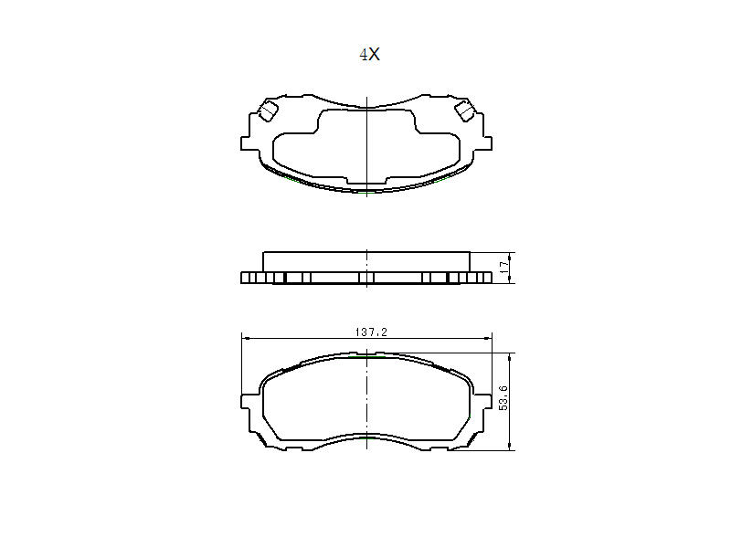 КОЛОДКИ ТОРМОЗНЫЕ ДИСКОВЫЕ JD JBP0231
