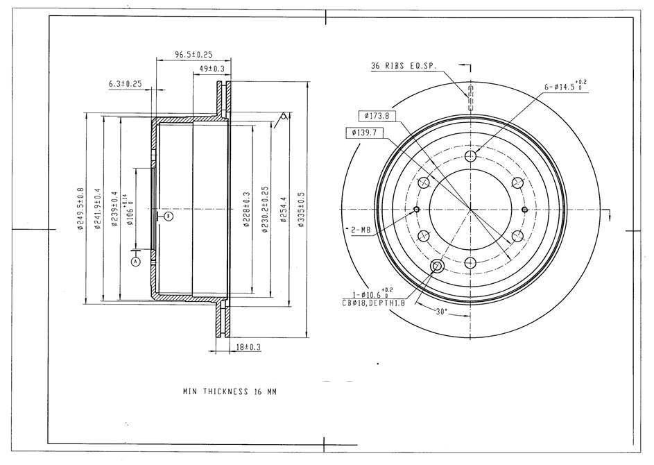 ДИСК ТОРМОЗНОЙ AVANTECH BR0193S