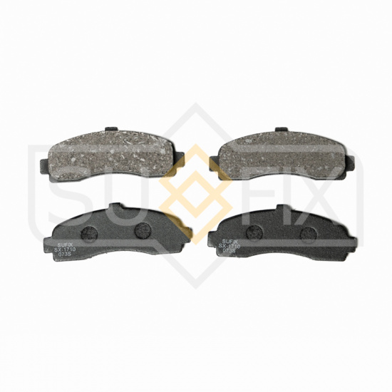 КОЛОДКИ ТОРМОЗНЫЕ ДИСКОВЫЕ SUFIX SX1710