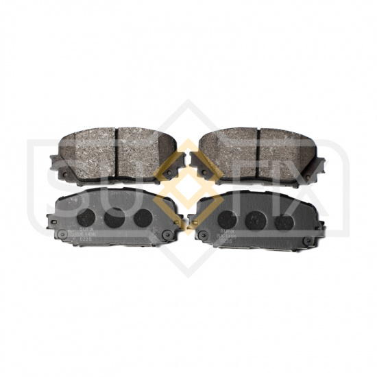 КОЛОДКИ ТОРМОЗНЫЕ ДИСКОВЫЕ SUFIX SX1496