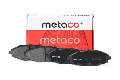 КОЛОДКИ ТОРМОЗНЫЕ ДИСКОВЫЕ METACO 3000011