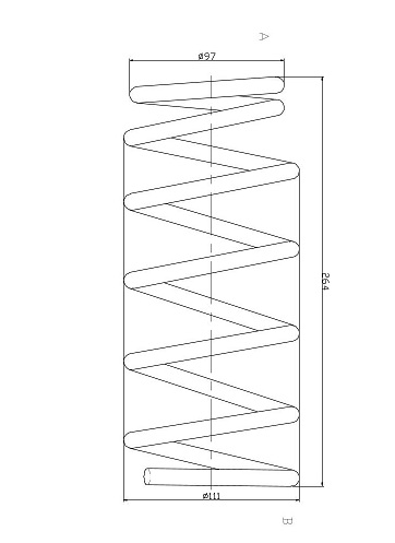 ПРУЖИНА ПОДВЕСКИ JD JJS2172