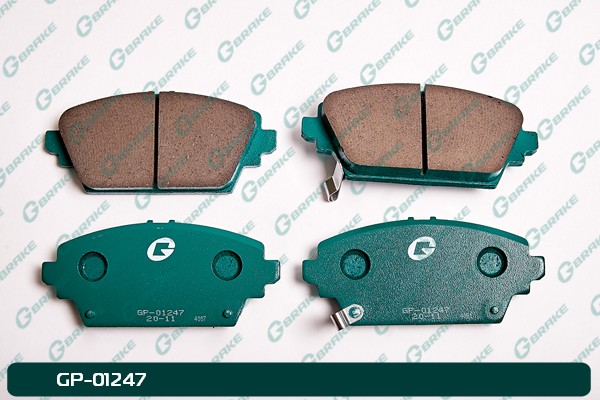 КОЛОДКИ ТОРМОЗНЫЕ ДИСКОВЫЕ G-BRAKE GP01247