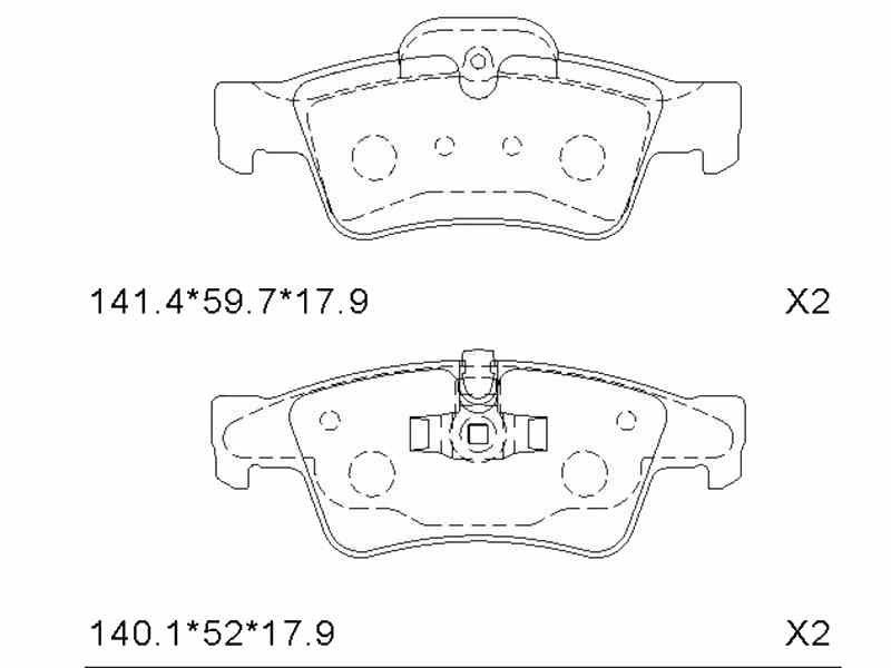 КОЛОДКИ ТОРМОЗНЫЕ ДИСКОВЫЕ SAT STA1644201520