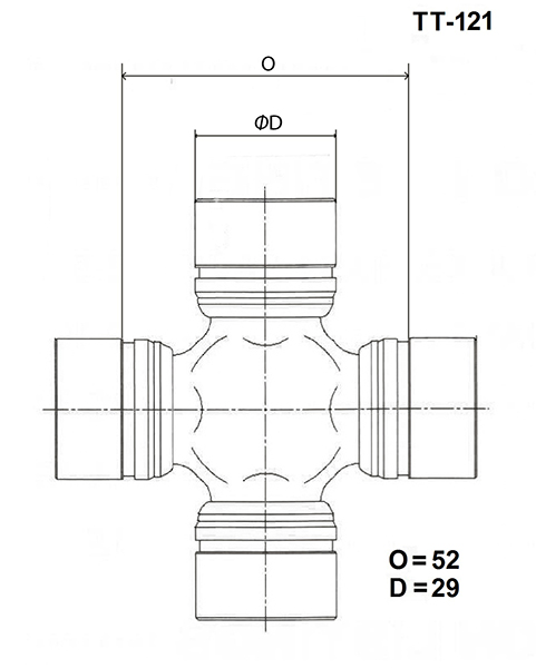 КРЕСТОВИНА TOYO TT121