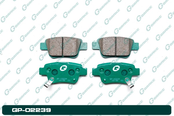 КОЛОДКИ ТОРМОЗНЫЕ ДИСКОВЫЕ G-BRAKE GP02239