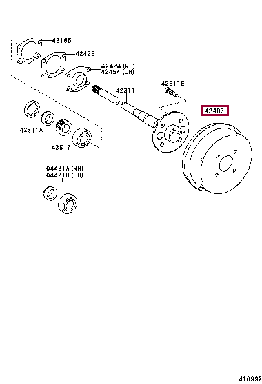 БАРАБАН ТОРМОЗНОЙ G-BRAKE GD61399
