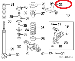 РЫЧАГ ПОДВЕСКИ NISSAN 55502AG000