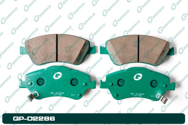 КОЛОДКИ ТОРМОЗНЫЕ ДИСКОВЫЕ G-BRAKE GP02286