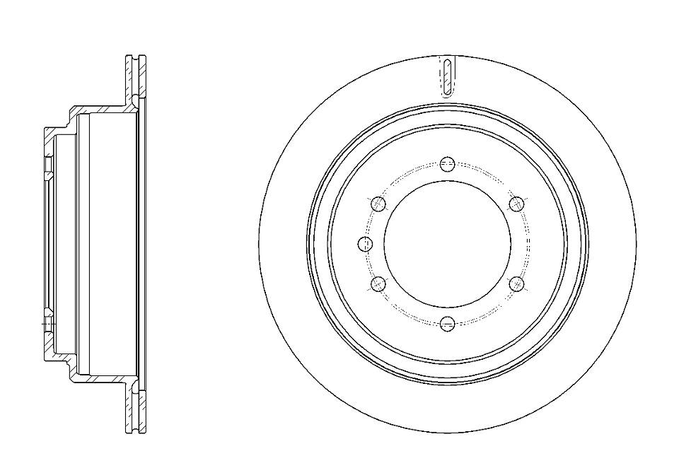 ДИСК ТОРМОЗНОЙ G-BRAKE GR21003