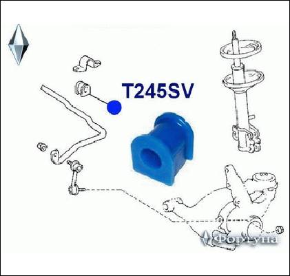 ВТУЛКА СТАБИЛИЗАТОРА ФОРТУНА T245SV
