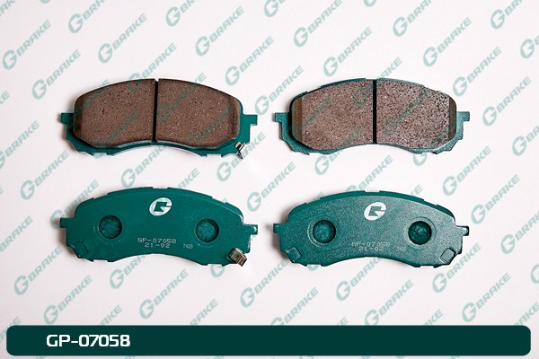 КОЛОДКИ ТОРМОЗНЫЕ ДИСКОВЫЕ G-BRAKE GP07058