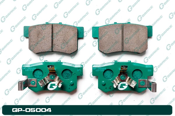 КОЛОДКИ ТОРМОЗНЫЕ ДИСКОВЫЕ G-BRAKE GP05004