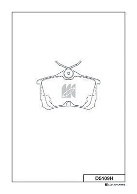 КОЛОДКИ ТОРМОЗНЫЕ ДИСКОВЫЕ KASHIYAMA D5109H