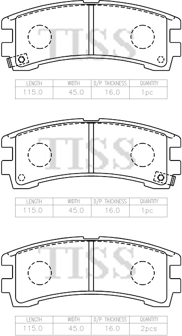 КОЛОДКИ ТОРМОЗНЫЕ ДИСКОВЫЕ PARAUT N282045Y