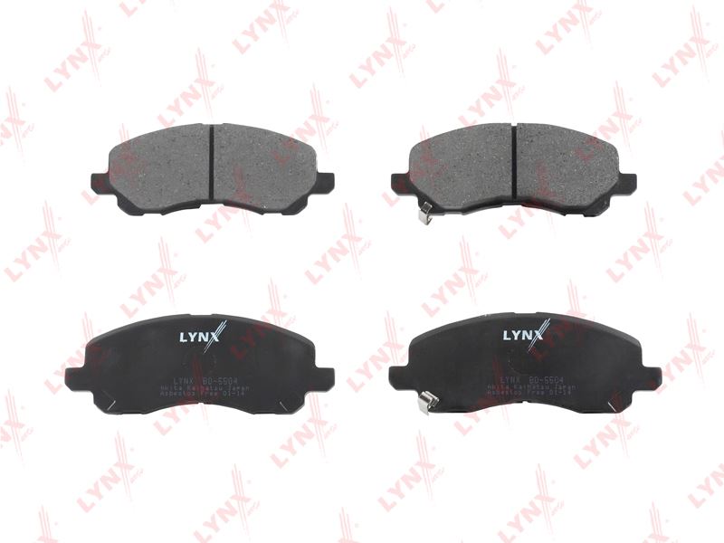 КОЛОДКИ ТОРМОЗНЫЕ ДИСКОВЫЕ LYNXauto BD5504