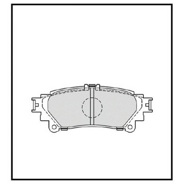 КОЛОДКИ ТОРМОЗНЫЕ ДИСКОВЫЕ TOKICO RN791