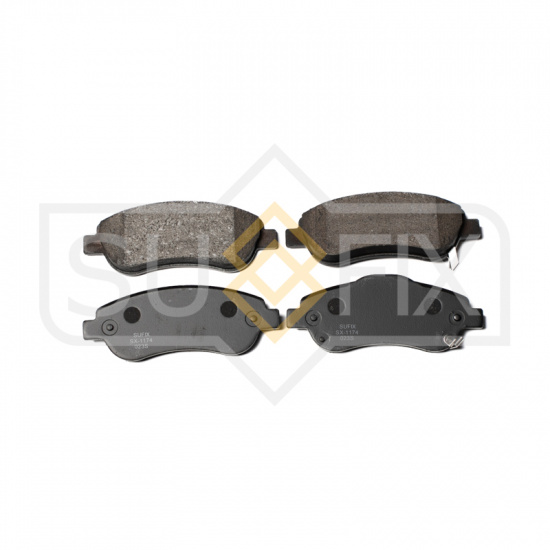 КОЛОДКИ ТОРМОЗНЫЕ ДИСКОВЫЕ SUFIX SX1174