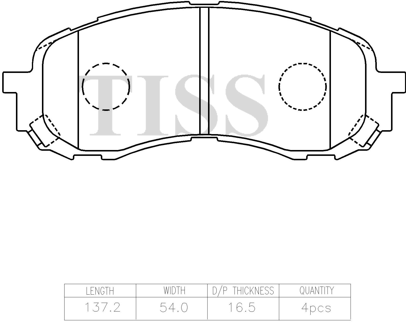 КОЛОДКИ ТОРМОЗНЫЕ ДИСКОВЫЕ PARAUT S281514