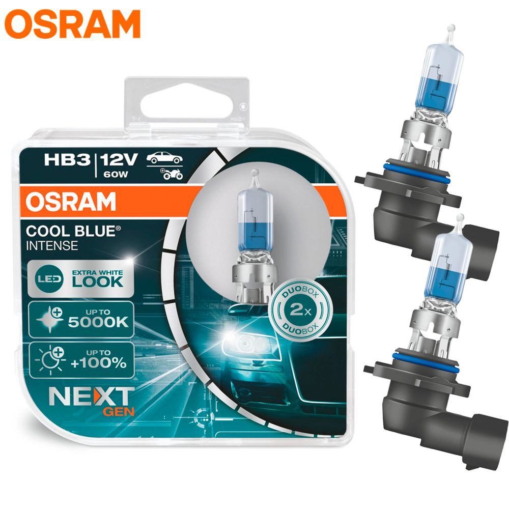 ЛАМПОЧКА OSRAM 9005CBNHCB HB3 12V P20d COOL BLUE (ХОЛОДНЫЙ СИНИЙ)