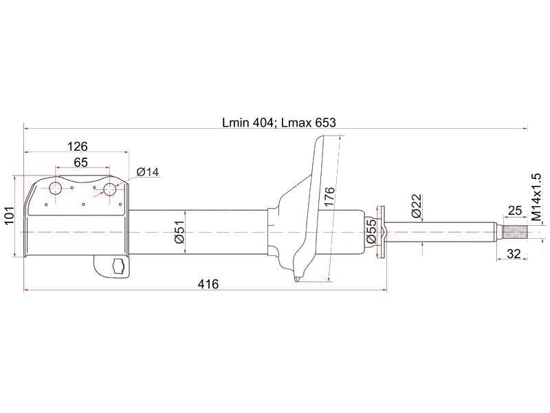 СТОЙКА ГАЗОМАСЛЯНАЯ SAT ST20362AA020