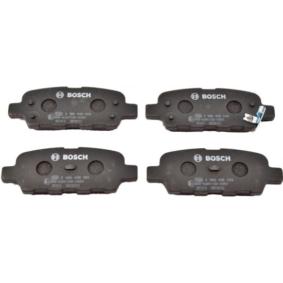 КОЛОДКИ ТОРМОЗНЫЕ ДИСКОВЫЕ BOSCH 0986495089