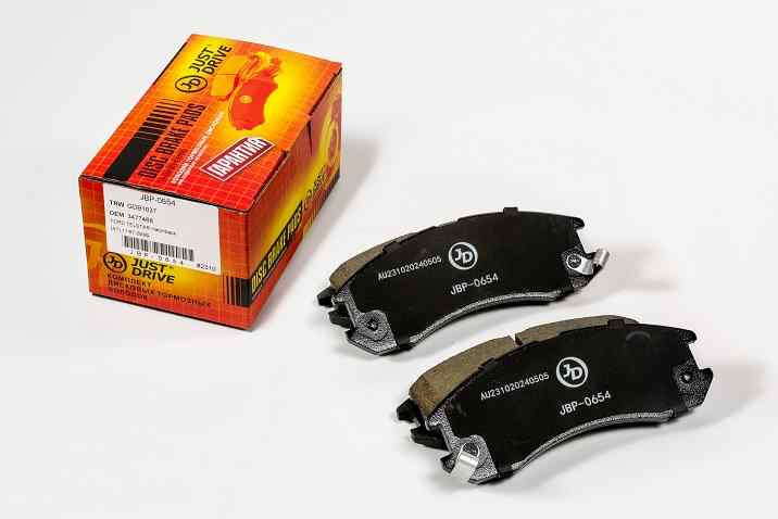КОЛОДКИ ТОРМОЗНЫЕ ДИСКОВЫЕ JD JBP0654