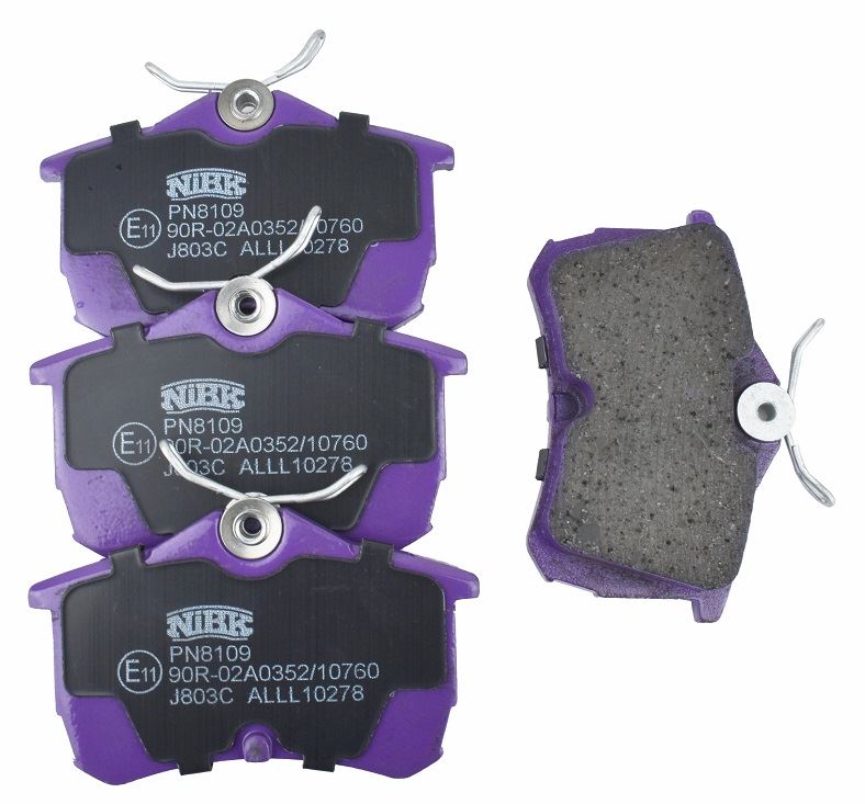 КОЛОДКИ ТОРМОЗНЫЕ ДИСКОВЫЕ NIBK PN8109