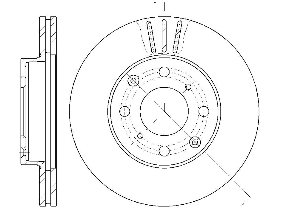 ДИСК ТОРМОЗНОЙ G-BRAKE GR02196