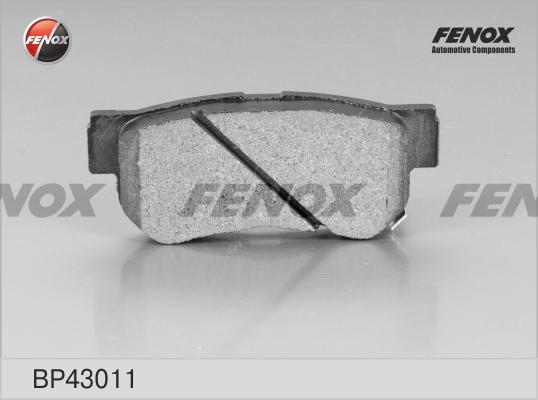 КОЛОДКИ ТОРМОЗНЫЕ ДИСКОВЫЕ FENOX BP43011