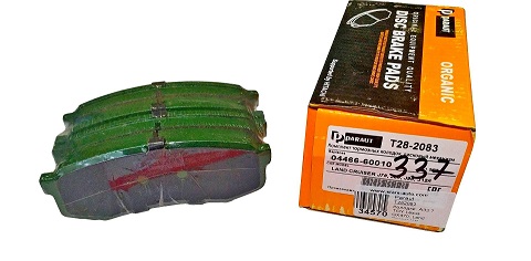 КОЛОДКИ ТОРМОЗНЫЕ ДИСКОВЫЕ PARAUT T282083