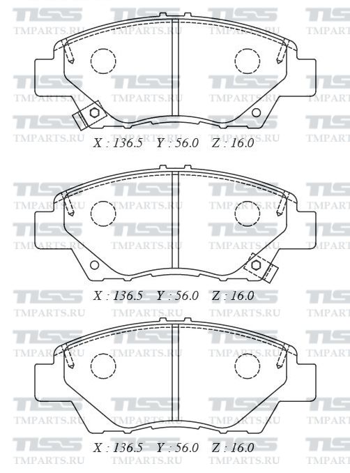 КОЛОДКИ ТОРМОЗНЫЕ ДИСКОВЫЕ PARAUT H281029Y