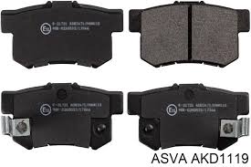 КОЛОДКИ ТОРМОЗНЫЕ ДИСКОВЫЕ ASVA AKD1119