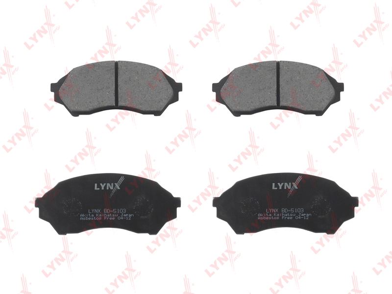 КОЛОДКИ ТОРМОЗНЫЕ ДИСКОВЫЕ LYNXauto BD5103
