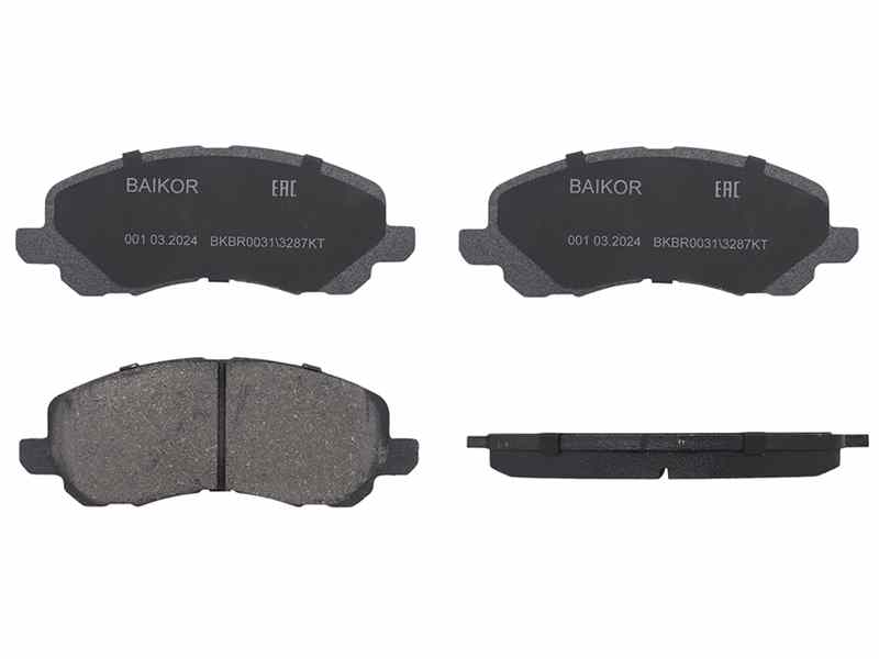 КОЛОДКИ ТОРМОЗНЫЕ ДИСКОВЫЕ BAIKOR BKBR0031
