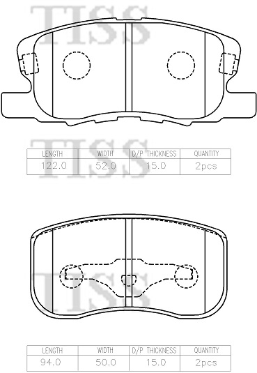КОЛОДКИ ТОРМОЗНЫЕ ДИСКОВЫЕ PARAUT M281218