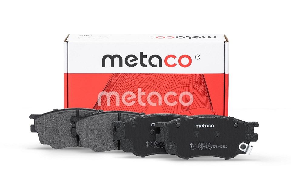 КОЛОДКИ ТОРМОЗНЫЕ ДИСКОВЫЕ METACO 3000108