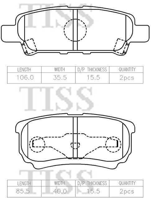 КОЛОДКИ ТОРМОЗНЫЕ ДИСКОВЫЕ PARAUT M282108