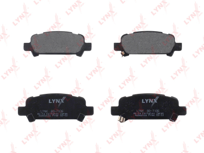 КОЛОДКИ ТОРМОЗНЫЕ ДИСКОВЫЕ LYNXauto BD7106