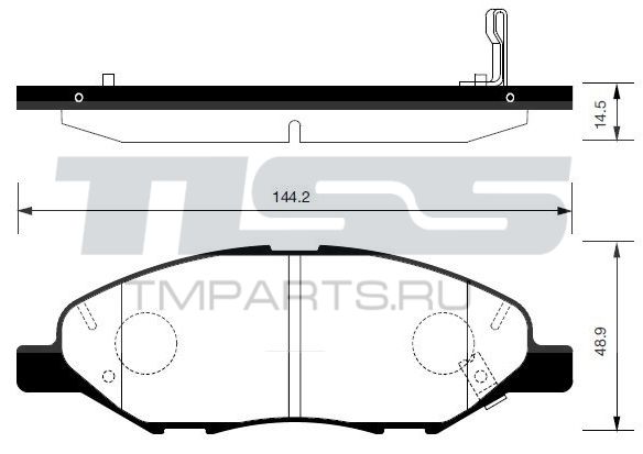 КОЛОДКИ ТОРМОЗНЫЕ ДИСКОВЫЕ KORMAX KBP066