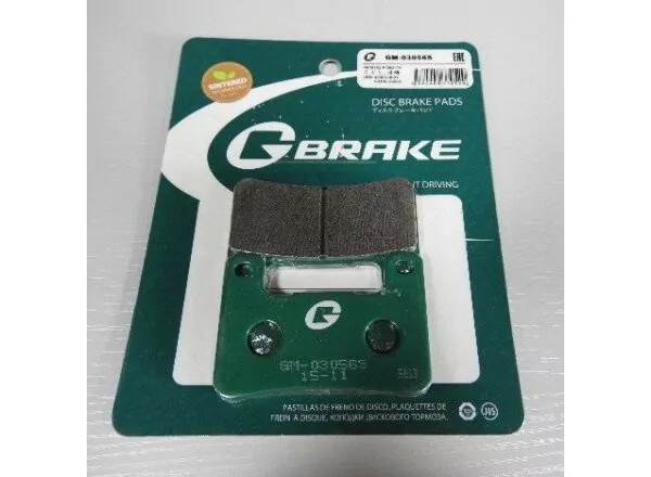 КОЛОДКИ ТОРМОЗНЫЕ ДИСКОВЫЕ G-BRAKE GM03056S