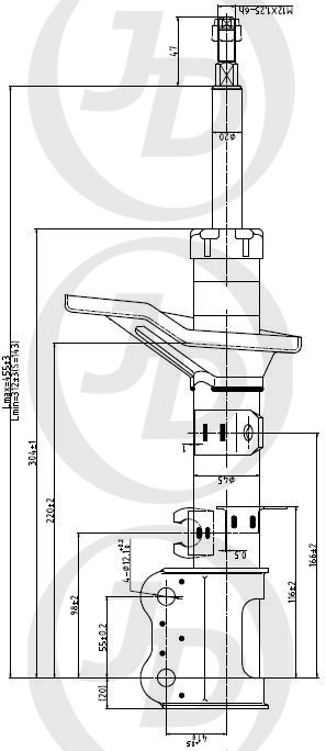 СТОЙКА ГАЗОМАСЛЯНАЯ JD JAS0469