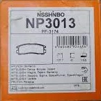КОЛОДКИ ТОРМОЗНЫЕ ДИСКОВЫЕ NISSHINBO NP3013