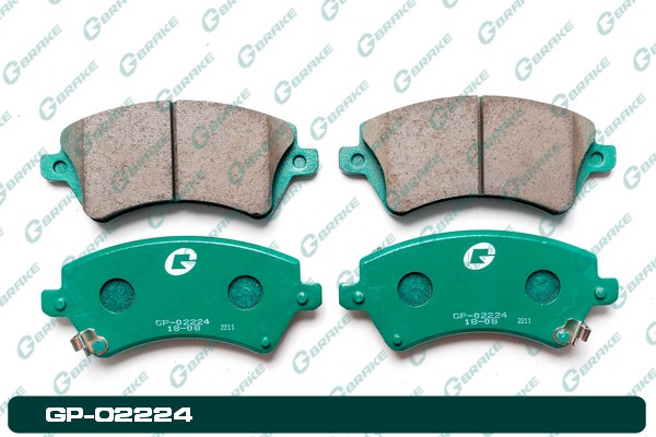 КОЛОДКИ ТОРМОЗНЫЕ ДИСКОВЫЕ G-BRAKE GP02224